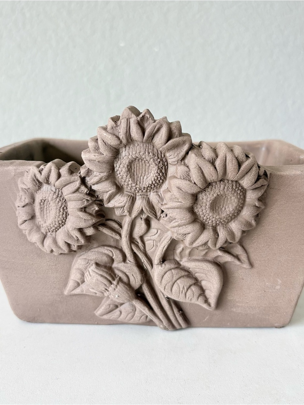 New! Italy Rectangle Terracotta Clay Pot Small Succulent Planters Drainage Hole